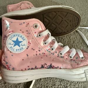 Converse Kids Starry Pink High-Tops